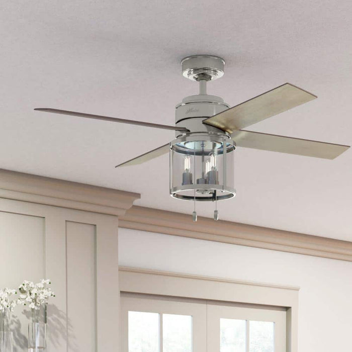 Hunter 52" Astwood Ceiling Fan with LED Light Kit and Pull Chains