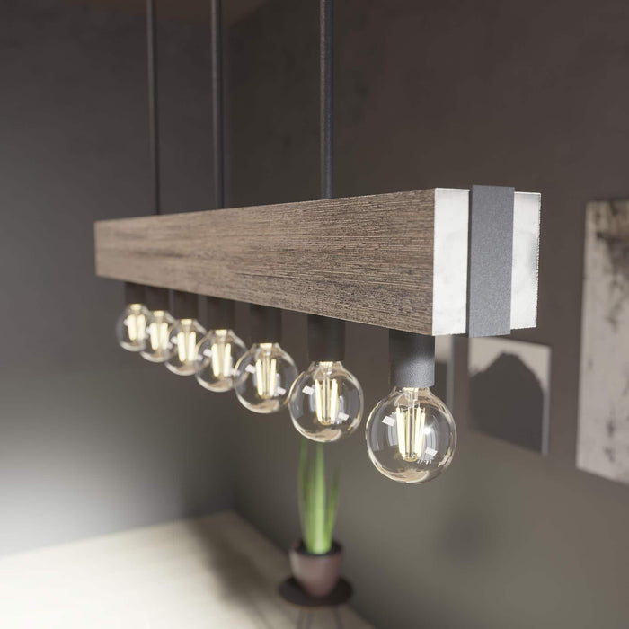 Hunter Donelson Seven Light Linear Chandelier