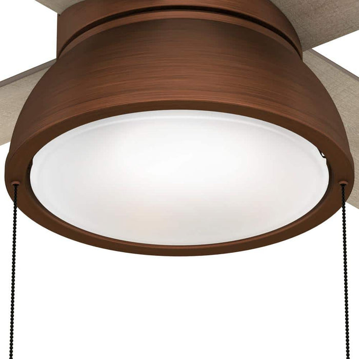 Hunter 52" Loki Ceiling Fan with LED Light Kit and Pull Chains