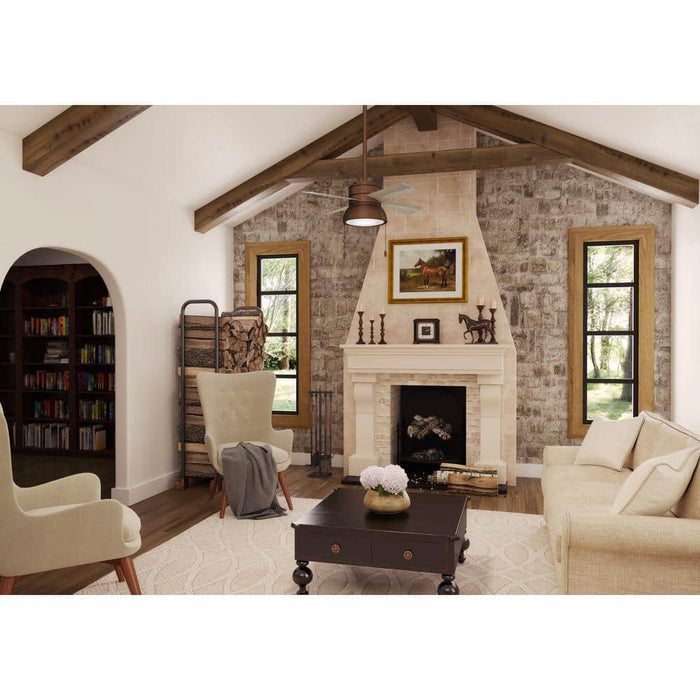 Hunter 36" Loki Ceiling Fan with LED Light Kit and Pull Chains