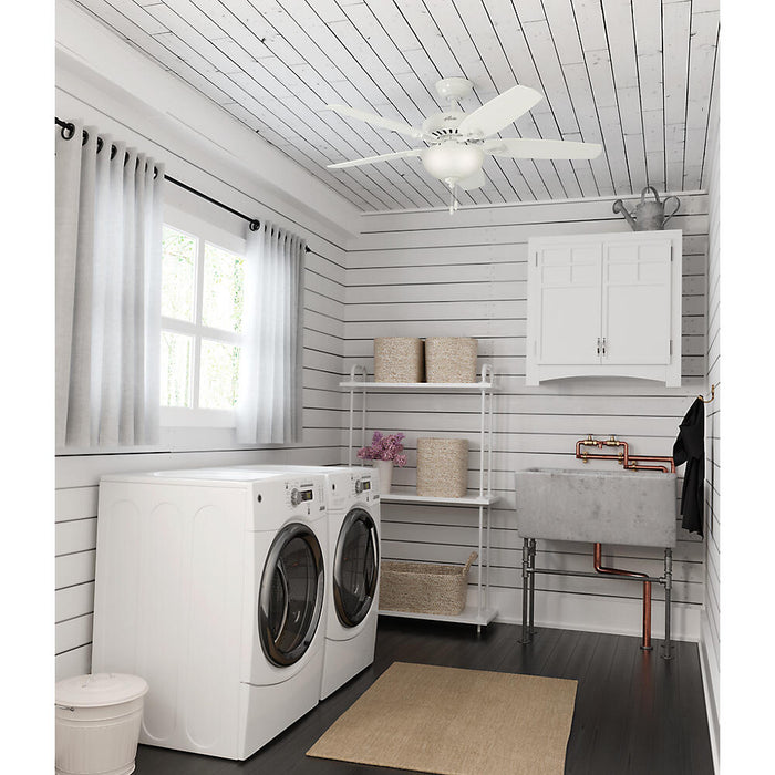 Hunter 52" Builder Ceiling Fan with LED Light Kit and Pull Chains