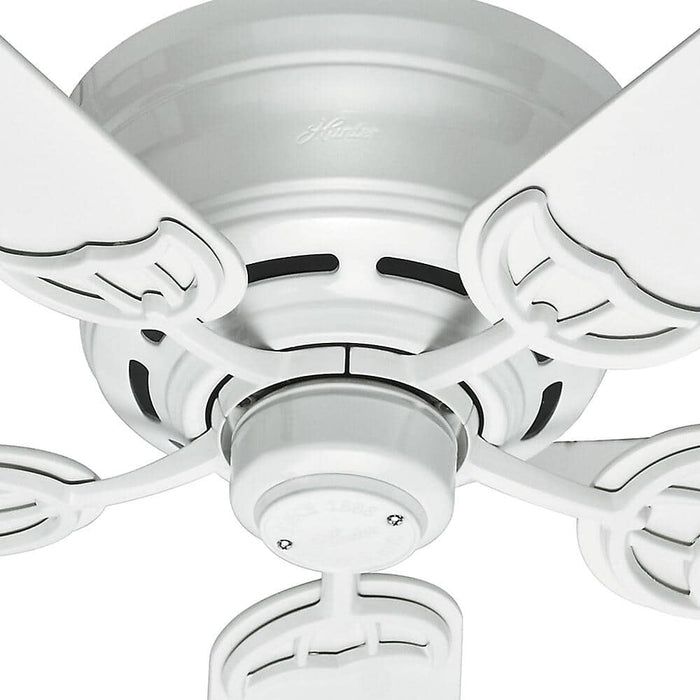 Hunter 52" Low Profile Ceiling Fan with Pull Chains